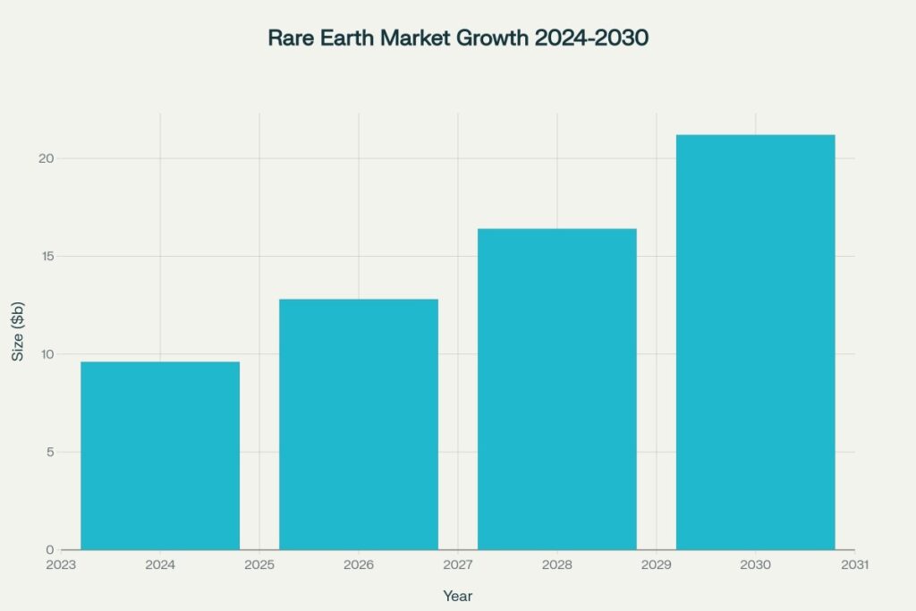 Global rare earth market showing strong growth providing tailwinds for ARRNF development